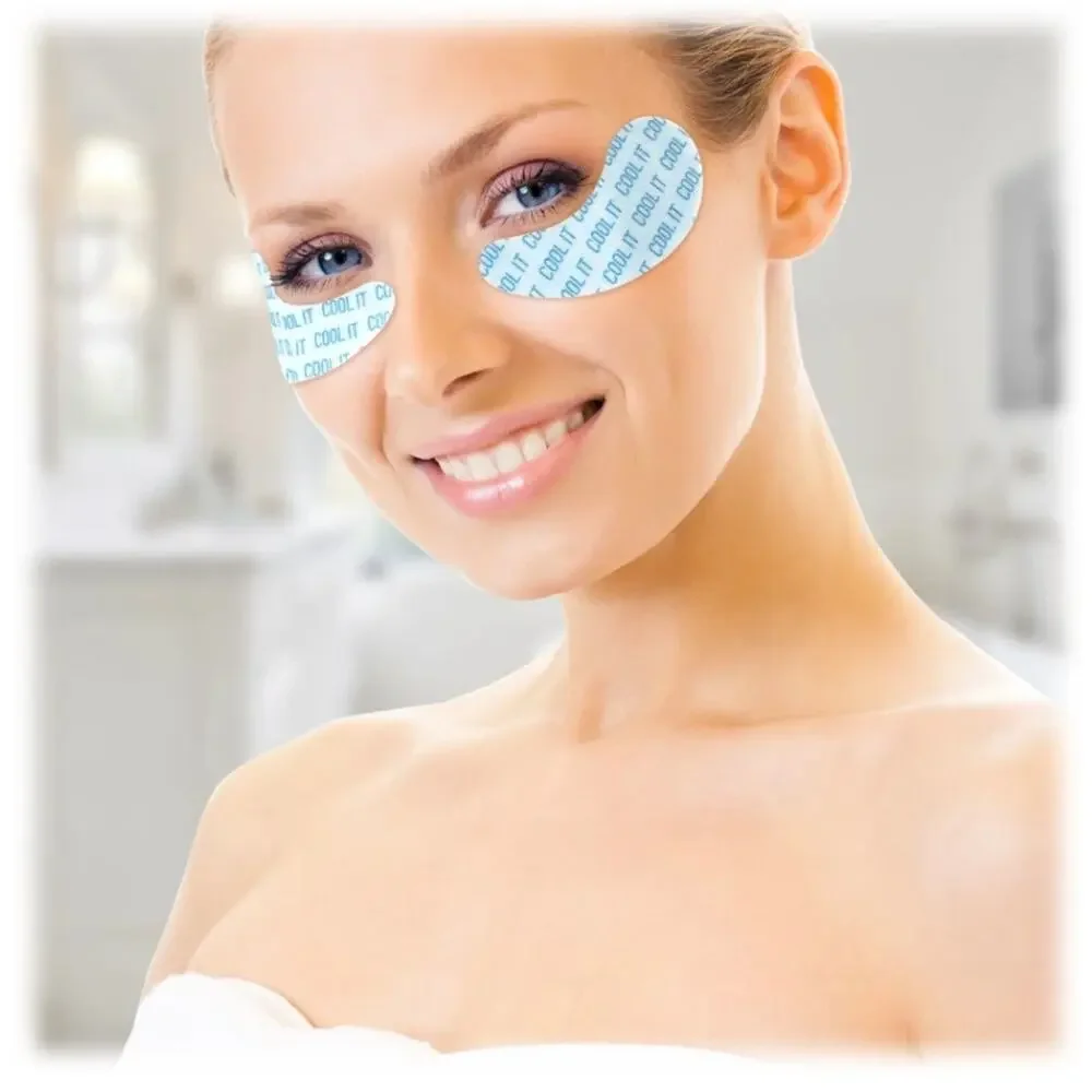 COOLING UNDER EYE MASKS- ELIMINATES DARK CIRCLES AND PUFFINESS UNDER EYES NEW! - Picture 4 of 5